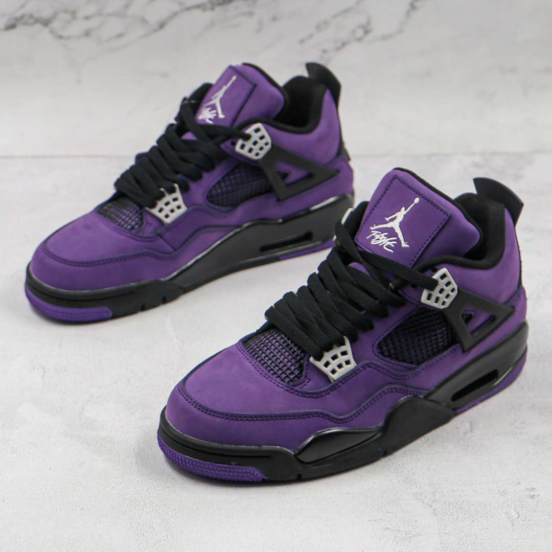 Air Jordan 4 Retro x Travis Scott 'Purple'