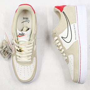 Nike Air Force 1 Low First Use Light Sail Red - AirHype